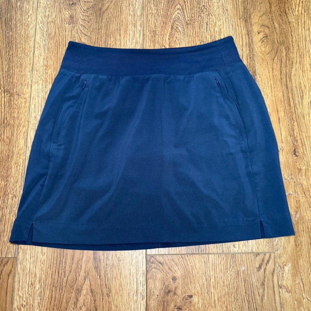 Athleta Soho Skort Navy Blue Athletic Golf Tennis Mini Skirt Womens Size 2